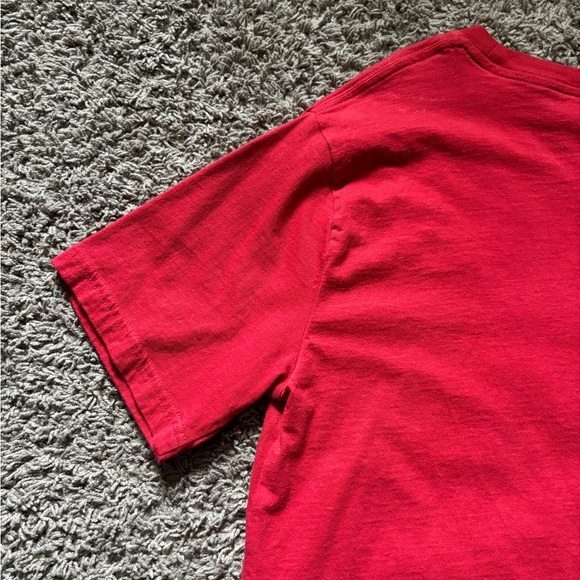 Red polo crew neck t shirt - Picture 7 of 13